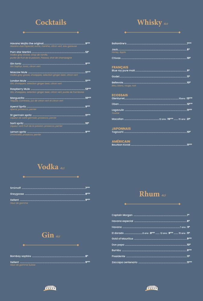 Le Mas de la Gare - Menu Image 2